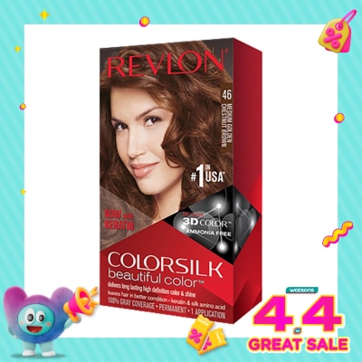 REVLON - Colorsilk Beautiful Color 46 Medium Golden Chestnut Brown