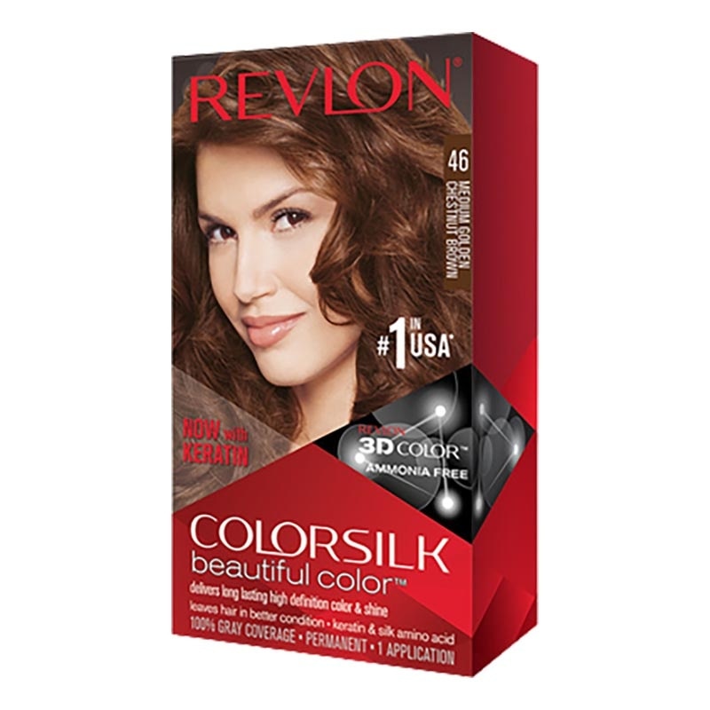 Colorsilk Beautiful Color 46 Medium Golden Chestnut Brown