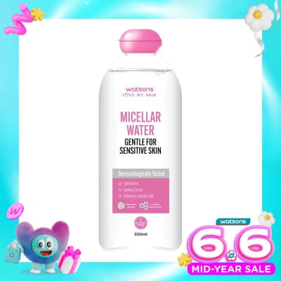 WATSONS COLLECTION - Watsons Micellar Water Gentle for Sensitive Skin 500ml