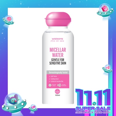 WATSONS Watsons Micellar Water Gentle for Sensitive Skin 100ml