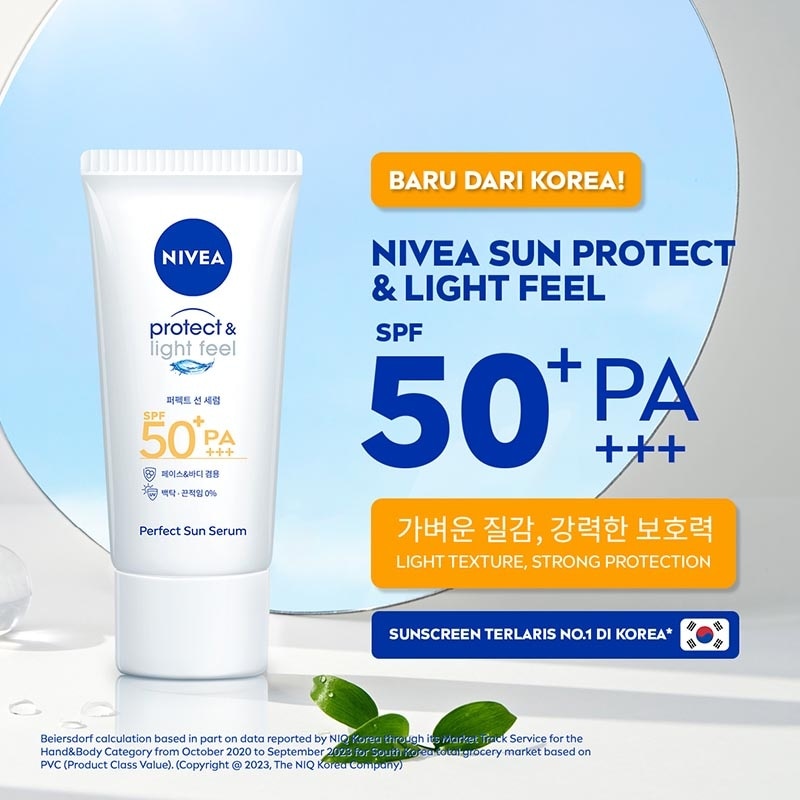 Nivea Sun Face Serum Protect & Light Feel SPF50+ PA+++ 90ml