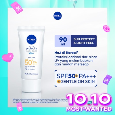 NIVEA Nivea Sun Face Serum Protect & Light Feel SPF50+ PA+++ 90ml