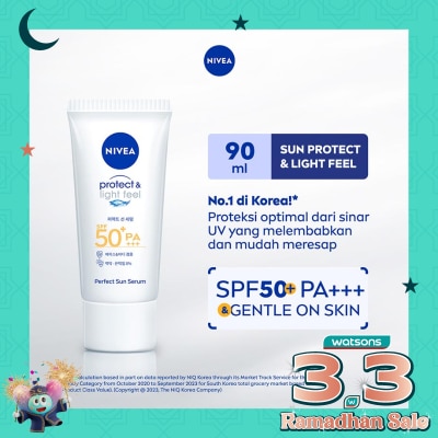 NIVEA Nivea Sun Face Serum Protect & Light Feel SPF50+ PA+++ 90ml