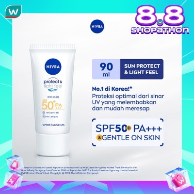 NIVEA Nivea Sun Face Serum Protect & Light Feel SPF50+ PA+++ 90ml