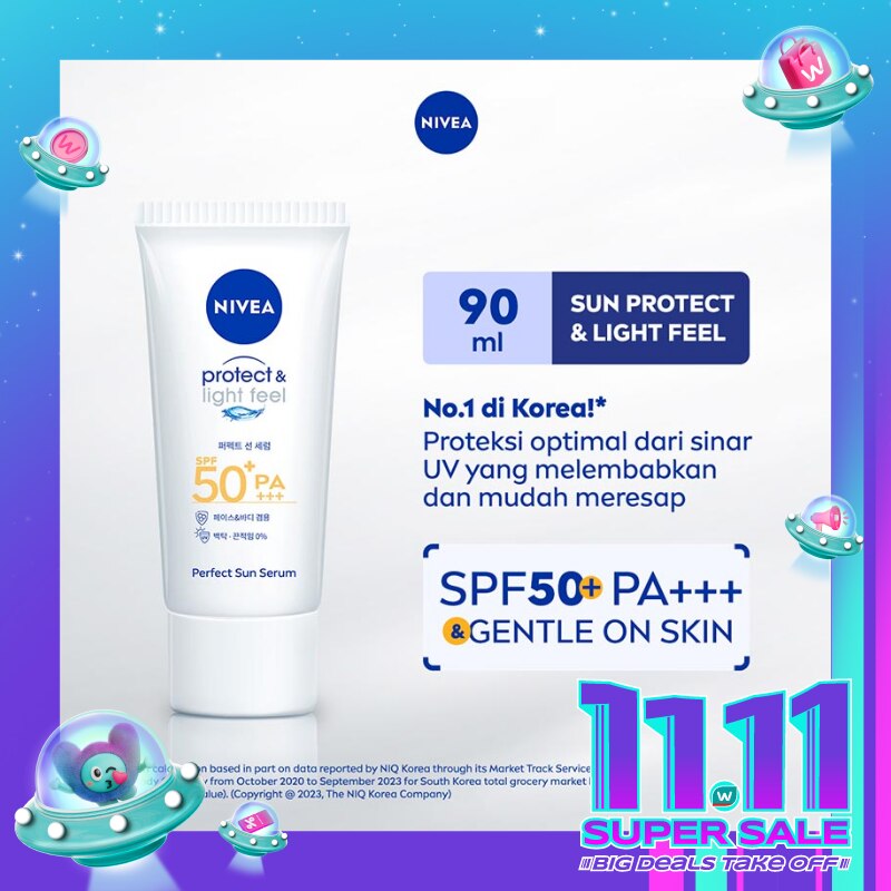 Nivea Sun Face Serum Protect & Light Feel SPF50+ PA+++ 90ml