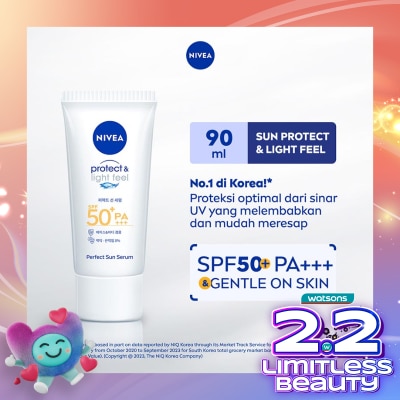 NIVEA Nivea Sun Face Serum Protect & Light Feel SPF50+ PA+++ 90ml