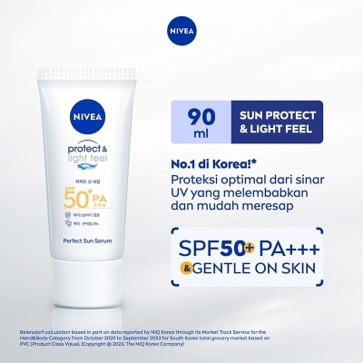 NIVEA Nivea Sun Face Serum Protect & Light Feel SPF50+ PA+++ 90ml