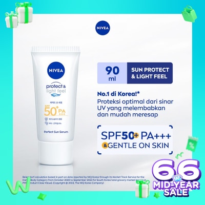 NIVEA Nivea Sun Face Serum Protect & Light Feel SPF50+ PA+++ 90ml