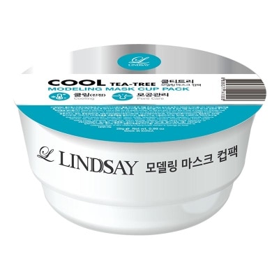 LINDSAY Lindsay Cool Tea-Tree Modeling Mask Cup Pack 28g