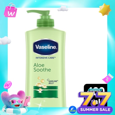VASELINE - Vaseline Aloe Vera Body Lotion 400ml Intensive Care Aloe Soothe