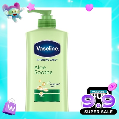 VASELINE - Vaseline Aloe Vera Body Lotion 400ml Intensive Care Aloe Soothe image