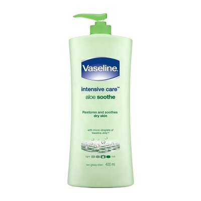 VASELINE Vaseline Aloe Vera Body Lotion 400ml Intensive Care Aloe Soothe