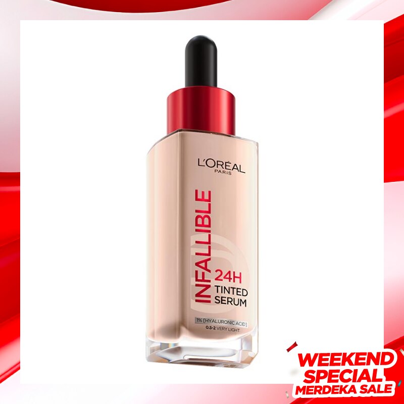 L'Oreal Infallible 24H Tinted Serum 0.5-2 Very Light 30ml