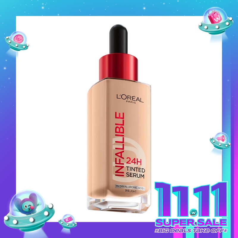 L'Oreal Infallible 24H Tinted Serum 2-3 Light 30ml