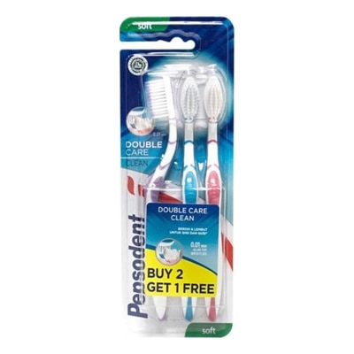 Pepsodent Double Care Clean Sikat Gigi Soft 1Pc