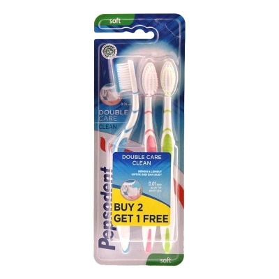 Pepsodent Double Care Sensitive Sikat Gigi 3Pc