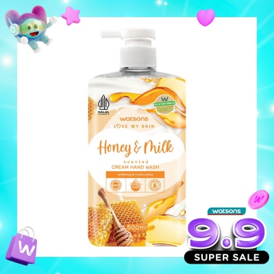 WATSONS COLLECTION - Watsons Honey & Milk Cream Hand Wash 500ml image