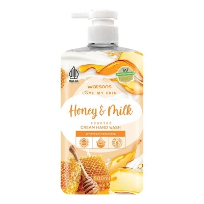 WATSONS Watsons Honey & Milk Cream Hand Wash 500ml