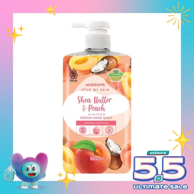 WATSONS - Watsons Shea Butter & Peach Hand Wash 500ml