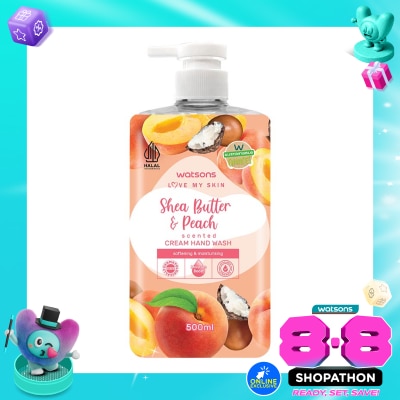 WATSONS COLLECTION - Watsons Shea Butter & Peach Hand Wash 500ml image