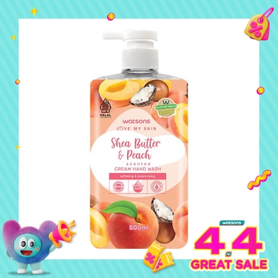 WATSONS - Watsons Shea Butter & Peach Hand Wash 500ml