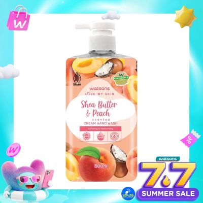 WATSONS COLLECTION - Watsons Shea Butter & Peach Hand Wash 500ml