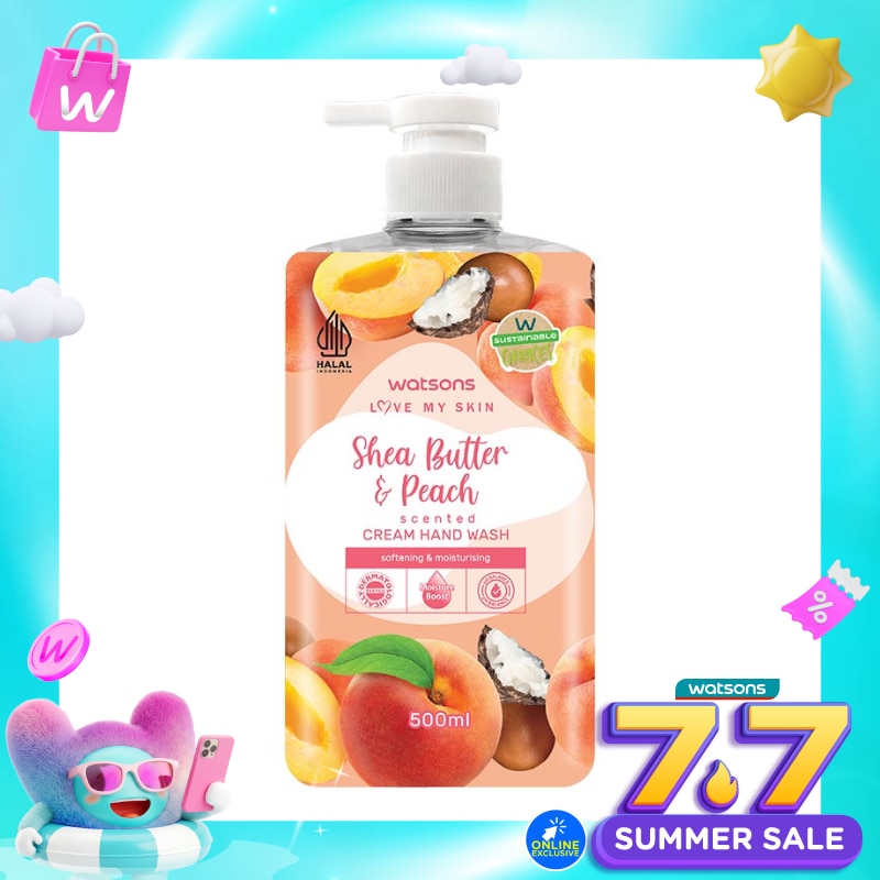 Watsons Shea Butter & Peach Hand Wash 500ml