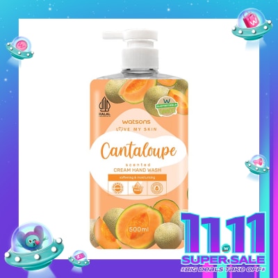 WATSONS Watsons Cantaloupe Cream Hand Wash 500ml