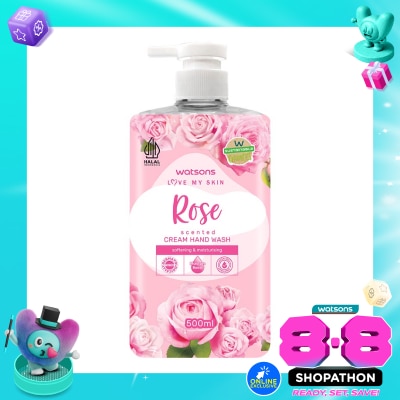 WATSONS - Watsons Rose Cream Hand Wash 500ml image
