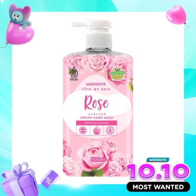 WATSONS COLLECTION Watsons Rose Cream Hand Wash 500ml image