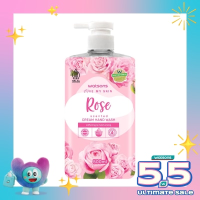 WATSONS - Watsons Rose Cream Hand Wash 500ml