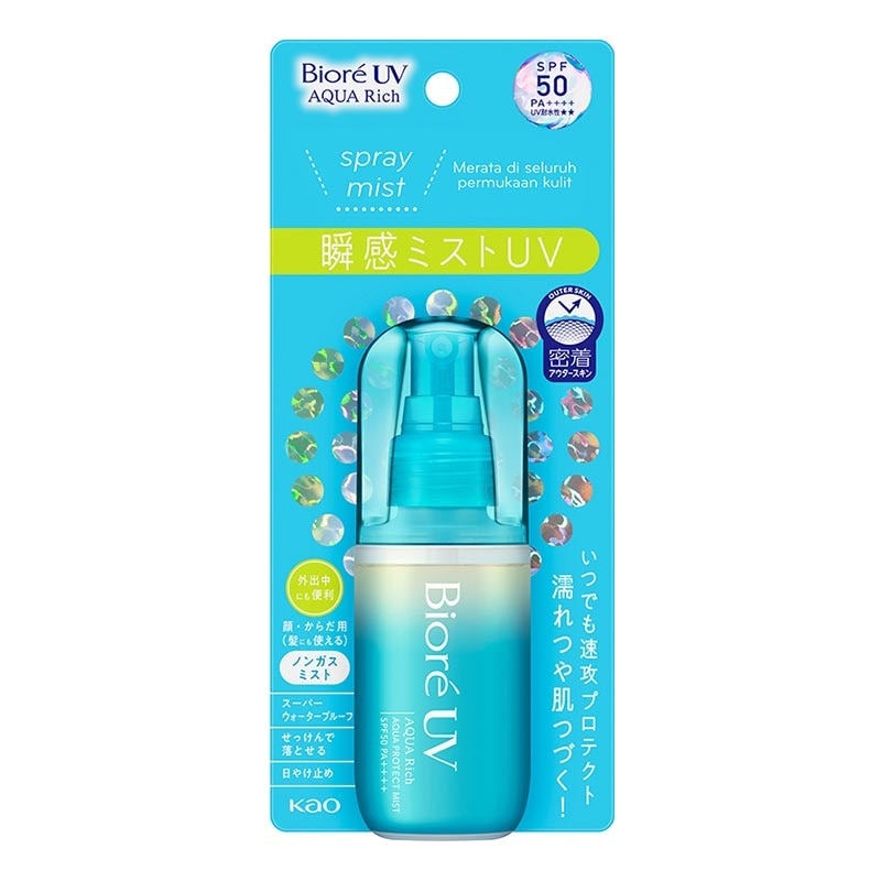UV Aqua Rich Aqua Protect Mist Skin Care SPF 50 PA++++ 60ml