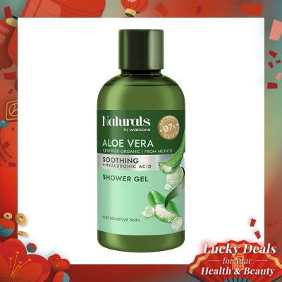 NATURALS BY WATSONS Aloe Vera Soothing Shower Gel 100ml
