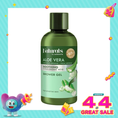 NATURALS BY WATSONS - Aloe Vera Soothing Shower Gel 100ml