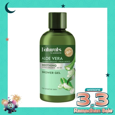 NATURALS BY WATSONS Aloe Vera Soothing Shower Gel 100ml