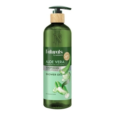 NATURALS BY WATSONS Aloe Vera Soothing Shower Gel 490ml