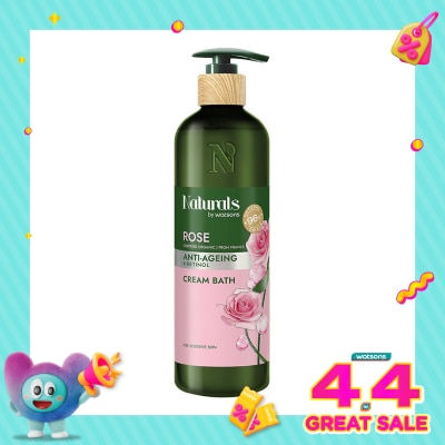 NATURALS BY WATSONS - Rose Anti-Ageing Cream Bath 490ml