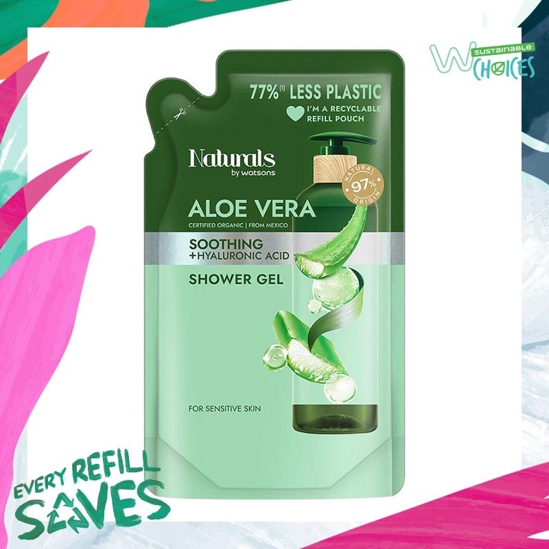 Aloe Vera Soothing Shower Gel Refill 450ml