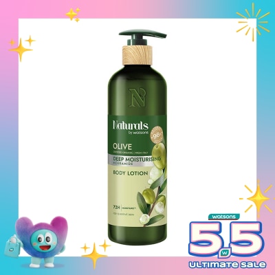NATURALS BY WATSONS - Olive Deep Moisturising Body Lotion 490ml