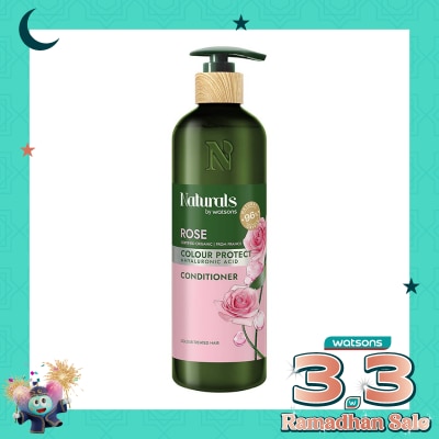 NATURALS BY WATSONS Rose Colour Protect Conditioner 490ml