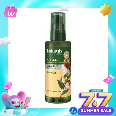 NATURALS BY WATSONS - Argan Repairing Hair Oil 100ml