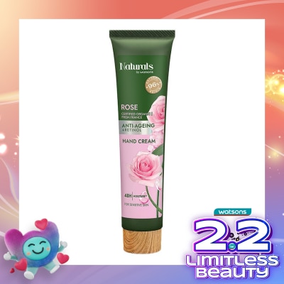 NATURALS BY WATSONS Rose Anti-Ageing Hand Cream 30ml