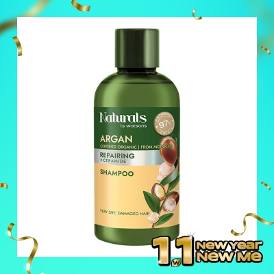NATURALS BY WATSONS Argan Repairing Shampoo 100ml