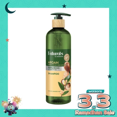 NATURALS BY WATSONS Argan Repairing Shampoo 490ml