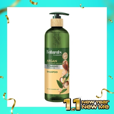 NATURALS BY WATSONS Argan Repairing Shampoo 490ml