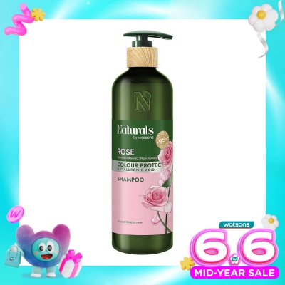 NATURALS BY WATSONS - Rose Colour Protect Shampoo 490ml
