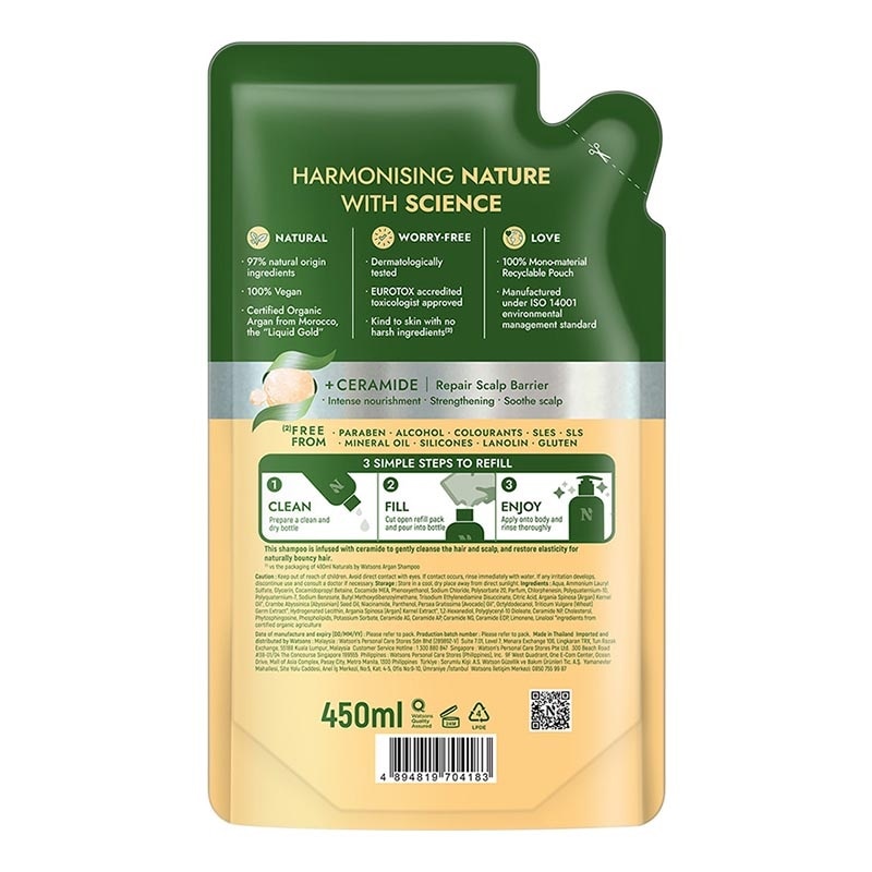 Argan Repairing Shampoo Refill 450ml