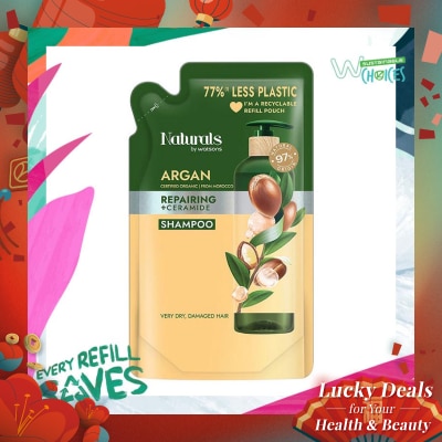 NATURALS BY WS Argan Repairing Shampoo Refill 450ml