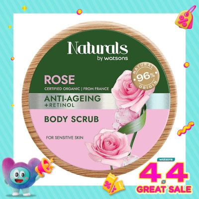 NATURALS BY WS - Rose Anti-Ageing Body Scrub 200g