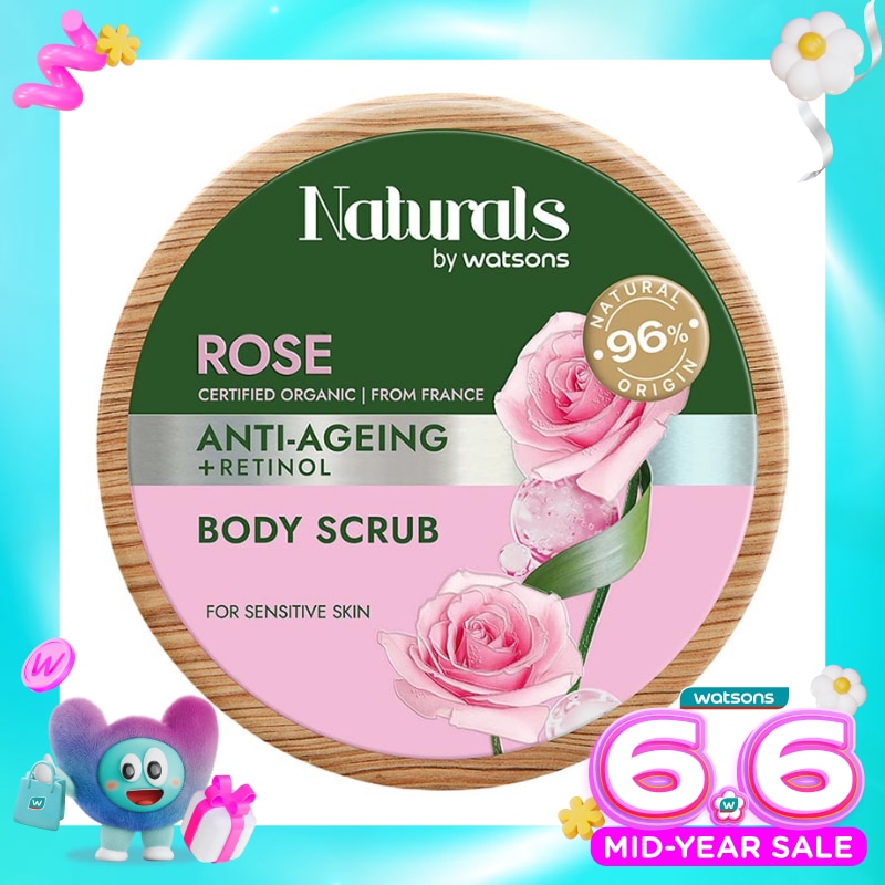 Rose Anti-Ageing Body Scrub 200g